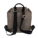 Borbonese Zaino Eco Line Medium OP Naturale/Nero 934486I15 X11