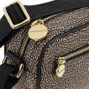 Borbonese Borsa Tracolla Small di Nylon Riciclato OP Naturale/Nero 934115I15 X11