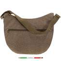 Borbonese Luna Medium Beige/Marrone 934109I15 994