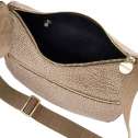 Borbonese Luna Small con taschino in Nylon Riciclato Beige/Marrone 934107I15994
