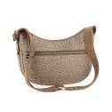 Borbonese Luna Small con taschino in Nylon Riciclato Beige/Marrone 934107I15994