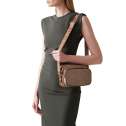Borbonese Camera Case Small Beige/Marrone 934134I15994
