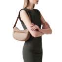 Borbonese Hobo Luna Mini Beige/Marrone 934137I15994
