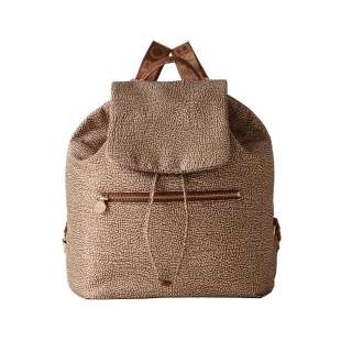 Borbonese Zaino Eco Line Medium Beige/Marrone 934486I15994