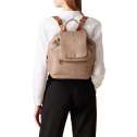 Borbonese Zaino Eco Line Medium Beige/Marrone 934486I15994