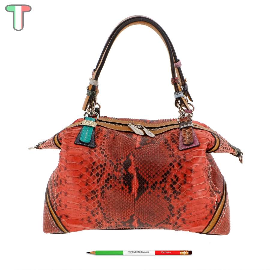 Sem Vaccaro Pitone Multicolor Corallo 456