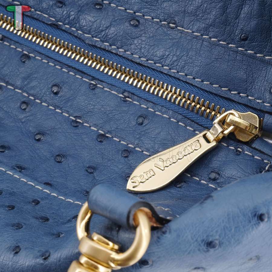 Sem Vaccaro Struzzo/Coccodrillo Blu 610