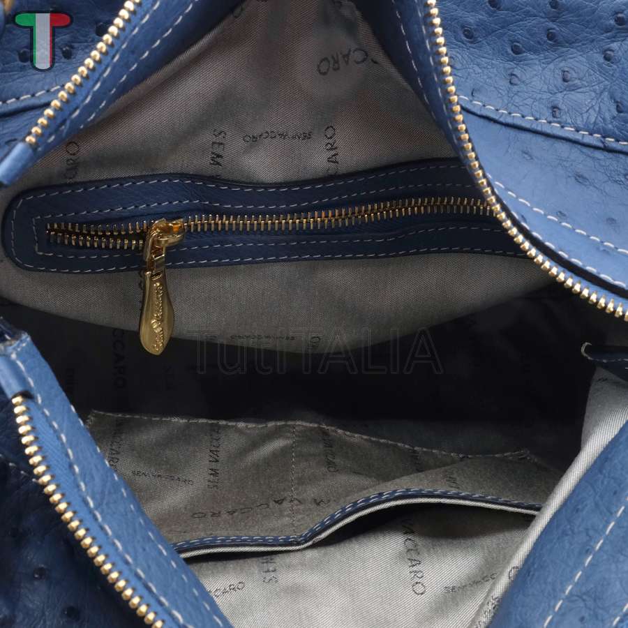 Sem Vaccaro Struzzo/Coccodrillo Blu 610