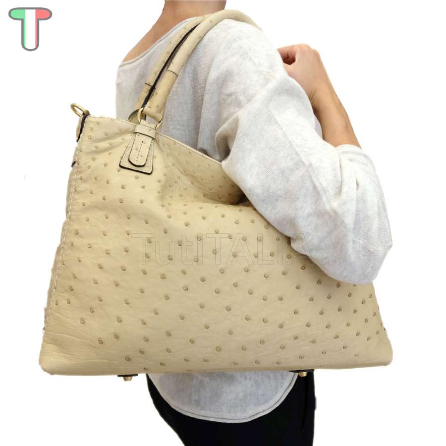Sem Vaccaro Struzzo Beige 756