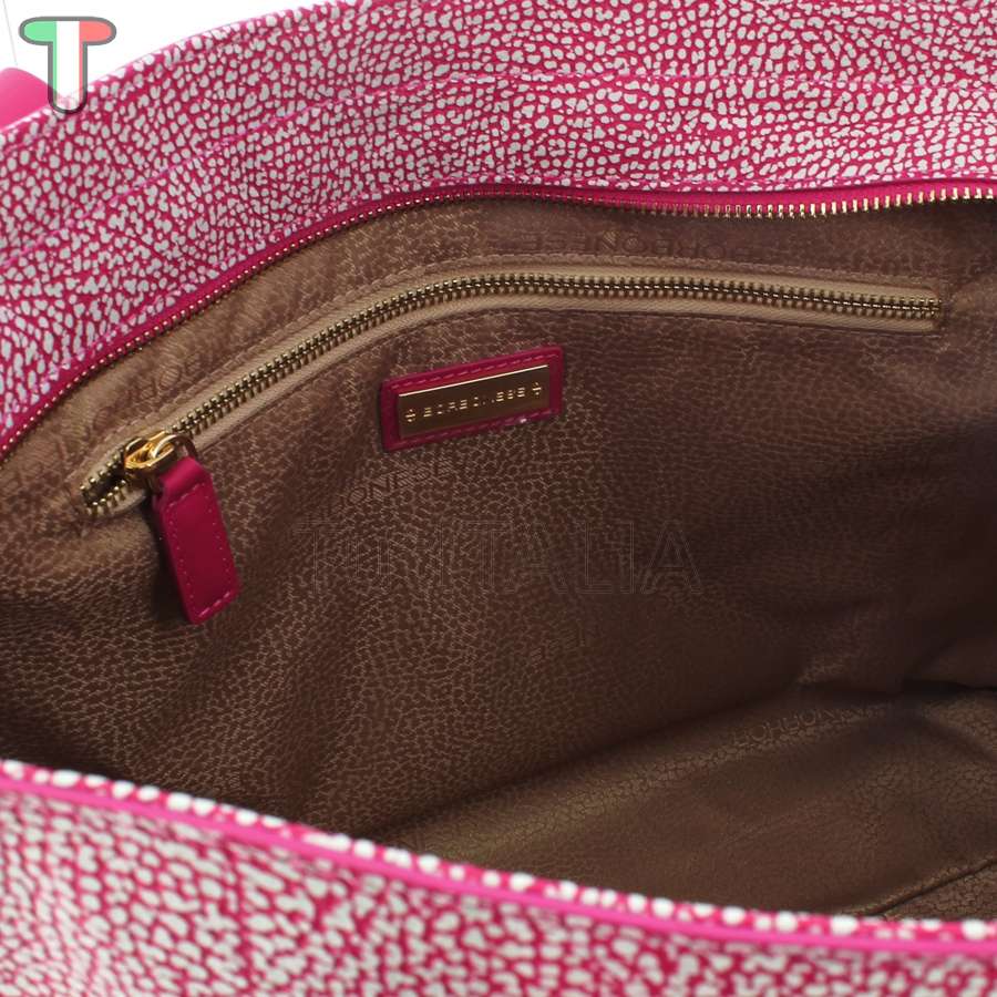 Borbonese Shopping Large Oplà Rosa 924343648S26