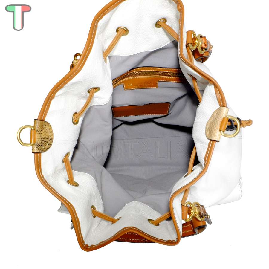 Sem Vaccaro Alce Pitone Bianco Perla 2708