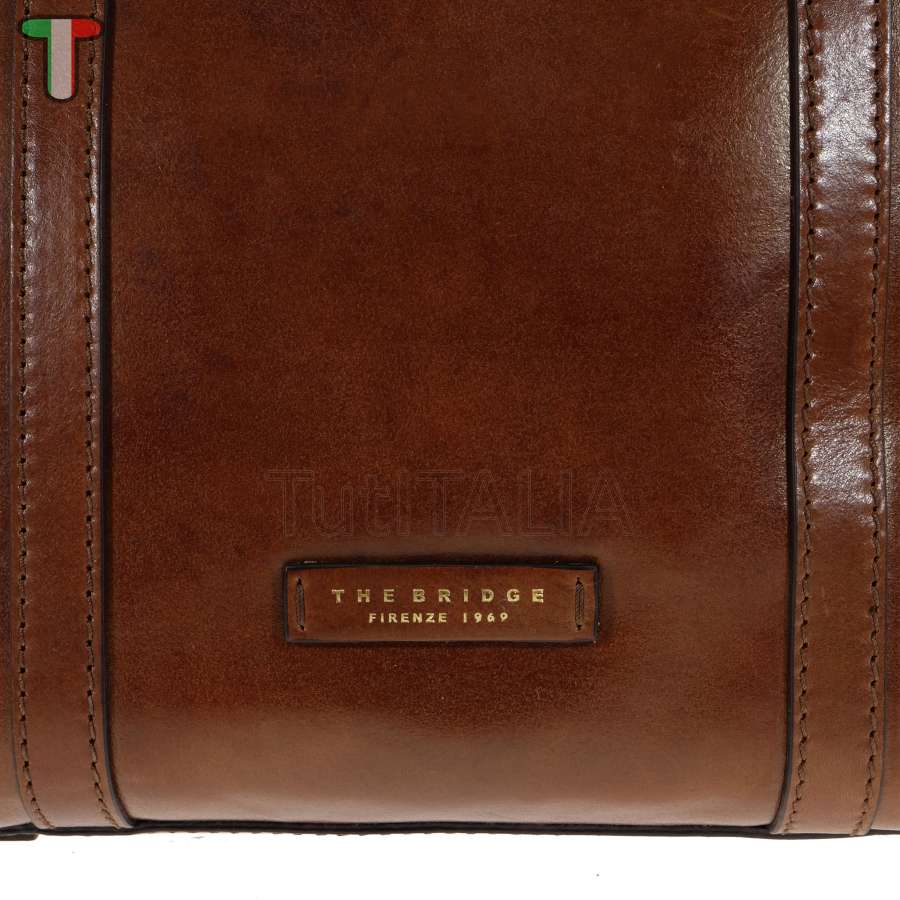 The Bridge Shopper Vittoria Marrone/Oro 04201001 14